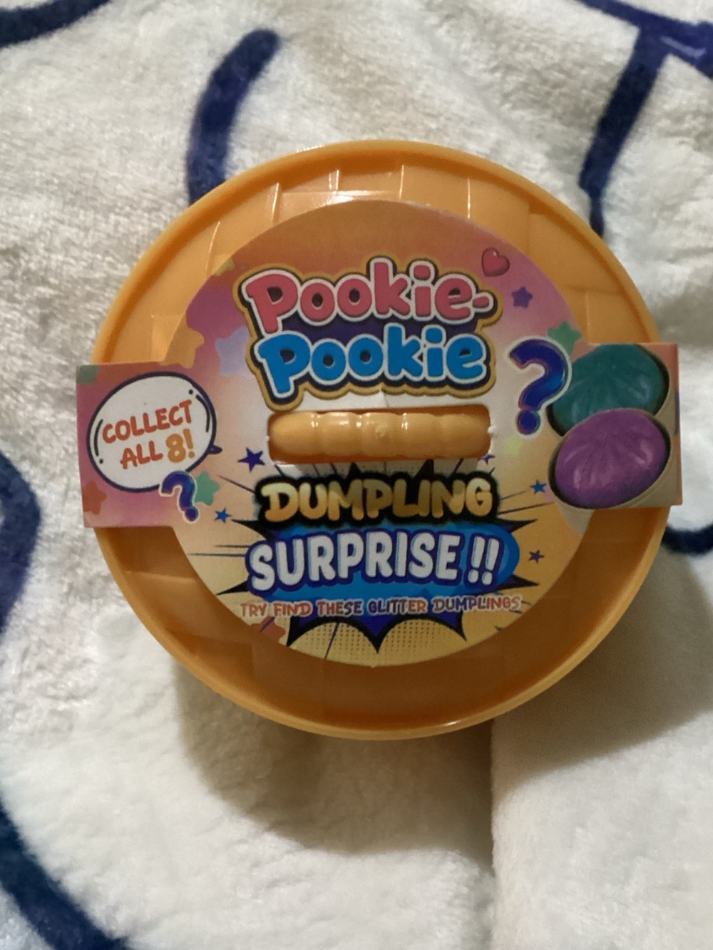 Pookie-Pookie Dumpling Surprise Toy - Yellow & Purple